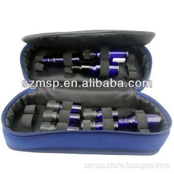 Neoprene cosmetic pouch for essential oil for 20 bottles holder